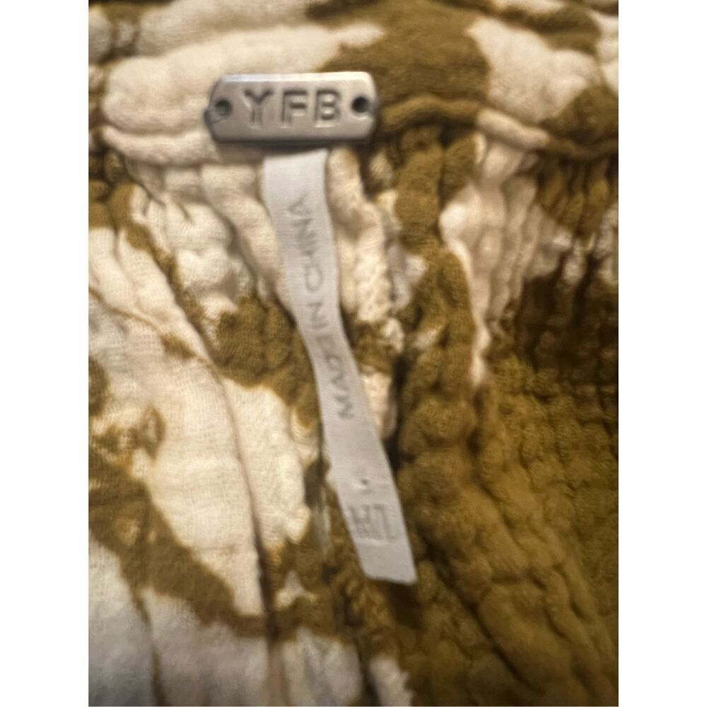Young Fabulous & Broke YFB BOHEMIAN 100% Cotton Tie Dyed Maxi Kaftan Dress Resor - Picture 7 of 9
